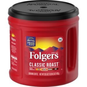 Folgers Classic Roast Ground Coffee, Medium Roast, 30.5-oz can