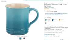 Le Creuset Espresso Mug in Caribbean