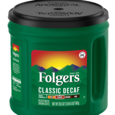 Folgers Classic Decaf Ground Coffee, Medium Roast, 30.5-Ounce