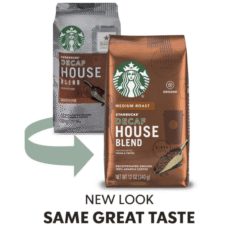 Starbucks Decaf Ground Coffee — House Blend — 100% Arabica — 1 bag (12 oz.)