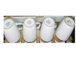 Soho Loft Coffee Cup Mug Set of 4, 12 oz