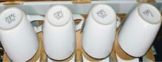 Soho Loft Coffee Cup Mug Set of 4, 12 oz