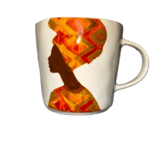Prima Design Black Girl Magic Silhouette Mug 18oz