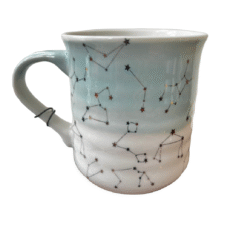 Stay Wild Moon Child Zodiac Star Constellation Astrology white with Light Blue Coffee Mug 16 oz - Image 2