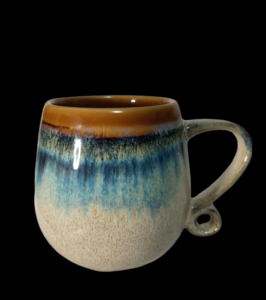 MERITAGE Art Mug / Cup / Bowl Shape Dark brown