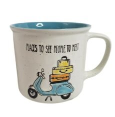 I Love It "Retro Travel Bag" Embossed Coffee Mug