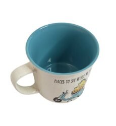 I Love It "Retro Travel Bag" Embossed Coffee Mug