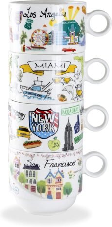 New York, San Francisco, Los Angeles, and Miami