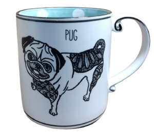 Sketch of PUG dog coffee Mug