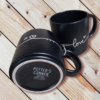 Potters Corner Set of 2 Love Heart Ceramic Coffee Mug Tea Cup Valentines Day Gift 14 OZ