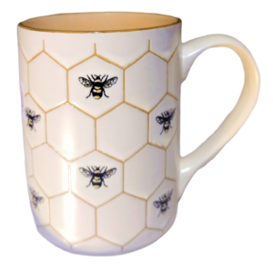 I Love It Brenton Bee Embossed Coffee Mug 16 oz