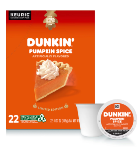 Dunkin' Donuts Pumpkin Spice Medium Roast Coffee - Keurig K-Cup Pods - 22ct