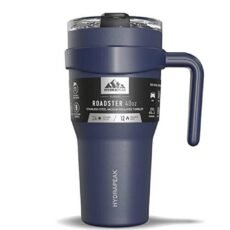 Roadster 40oz Insulated Tumblers With 2in1 Straw And Sip Lid With Handle Leak Pr