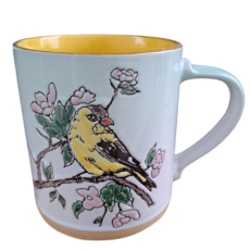 Spectrum Designz Embossed Shiny SongBird Coffee Mug 18 Oz