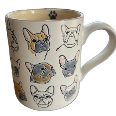 Spectrum Designz Frampton French Bulldog Multi Frenchie Face Mug 18OZ 